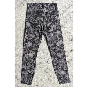 Lululemon Women's Size 6 Align Nulu Pant II 25" Floral Illusion Ice Grey